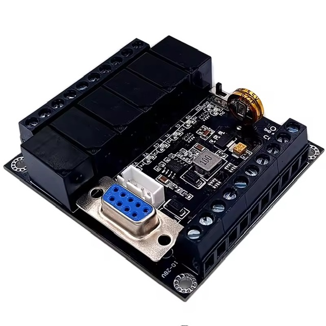 PLC Industrial Control Board FX1N-14MR Relay Module Editable Controller